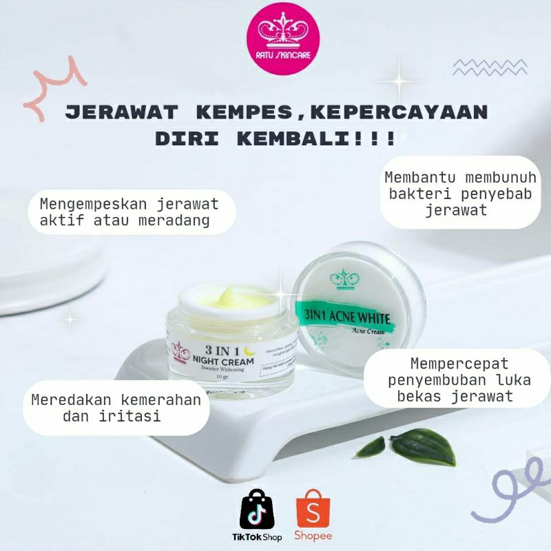 RATU SKINCARE - NIGHT CREAM ACNE