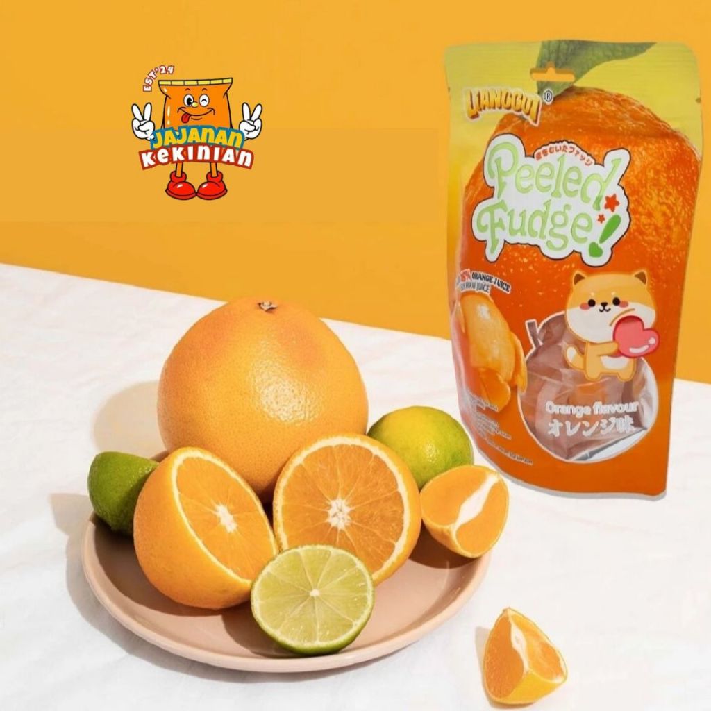 

[HALAL] LIANGGUI PEELED CANDY JERUK | PERMEN LUNAK RASA JERUK I PERMEN KUPAS VIRAL - 108 gr