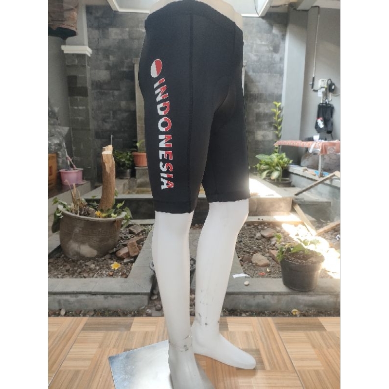 celana sepeda roadbike indonesia hitam