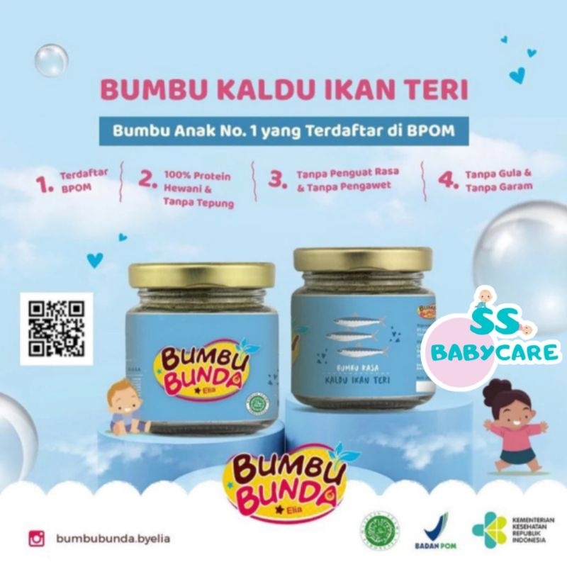 

Bumbu Bunda Elia Kaldu Ikan Teri Non MSG - Kaldu Bubuk MPASI