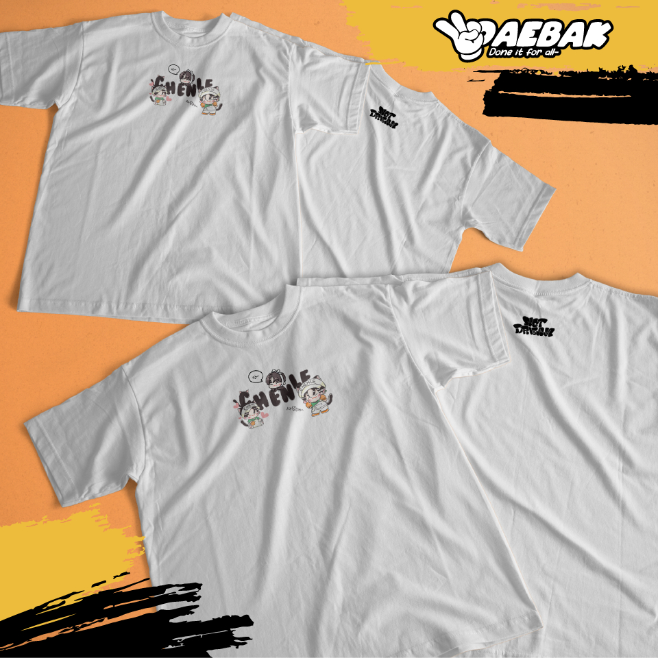[DAEBAK] T-shirt, Kaos [OVERSIZE] Chenle NCT Dream Cute Chibi
