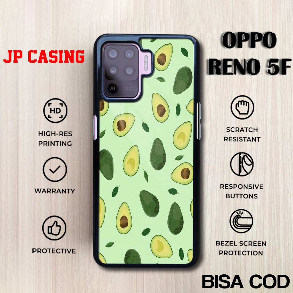 Case Oppo Reno 5F Terbaru - Oppo Reno 5F - Motif Fruit Cute - Bahan Hardcase Softcase Premium Glossy