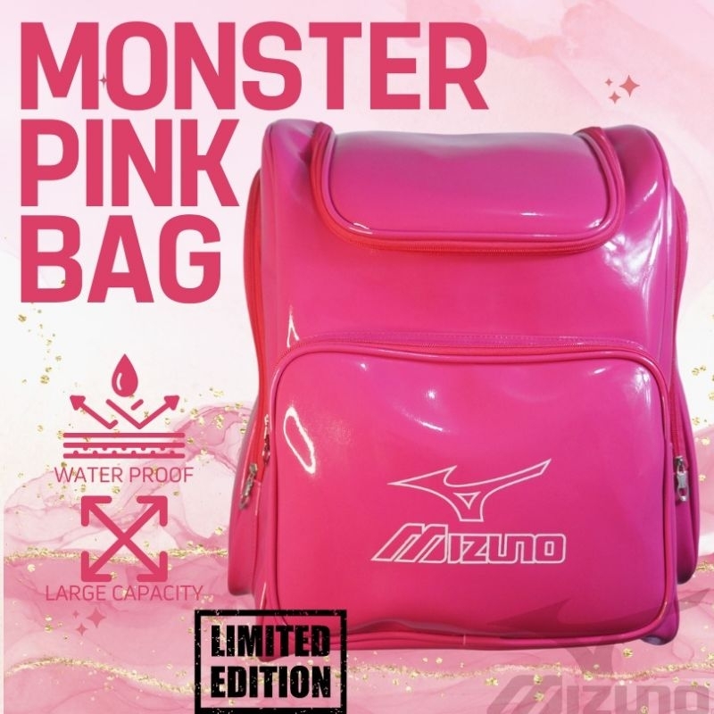 Tas Renang Ransel Waterfoop Mizuno/tas renang mizuno pink