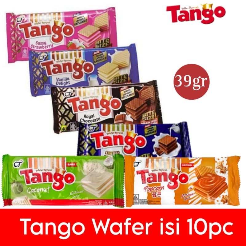 

Tango Wafer 35Gr popcorn coco black pink isi 10pc