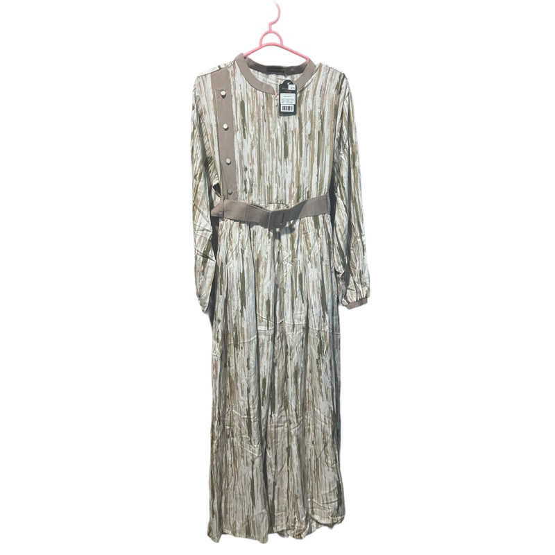 Faree Dress By Nadheera Luxury Olive XXL