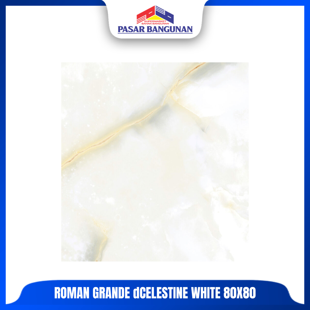 Roman Granit Grande dCelestine White 80x80