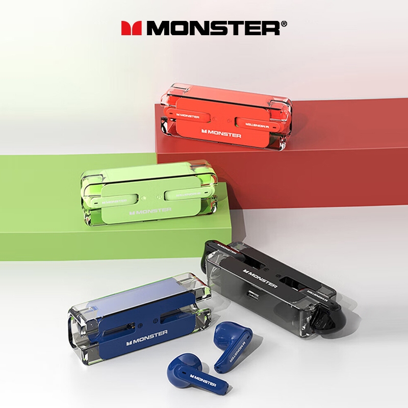 Monster XKT08/XKT08 PRO Wireless Bluetooth Earphone V5.3 Dual Stereo Headphone for Android IOS
