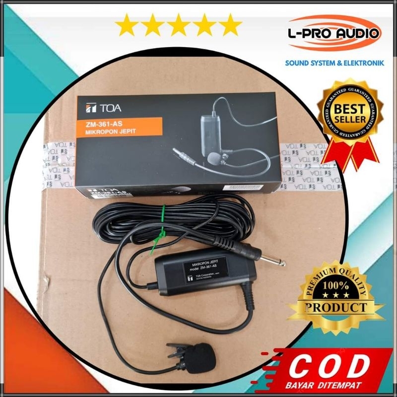 MIC TOA ZM-361 CLIP ON