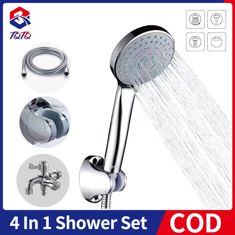 TQTQ Hand Shower Kamar Mandi Paket  4 In 1 Shower Set 5 Mode Fungsi