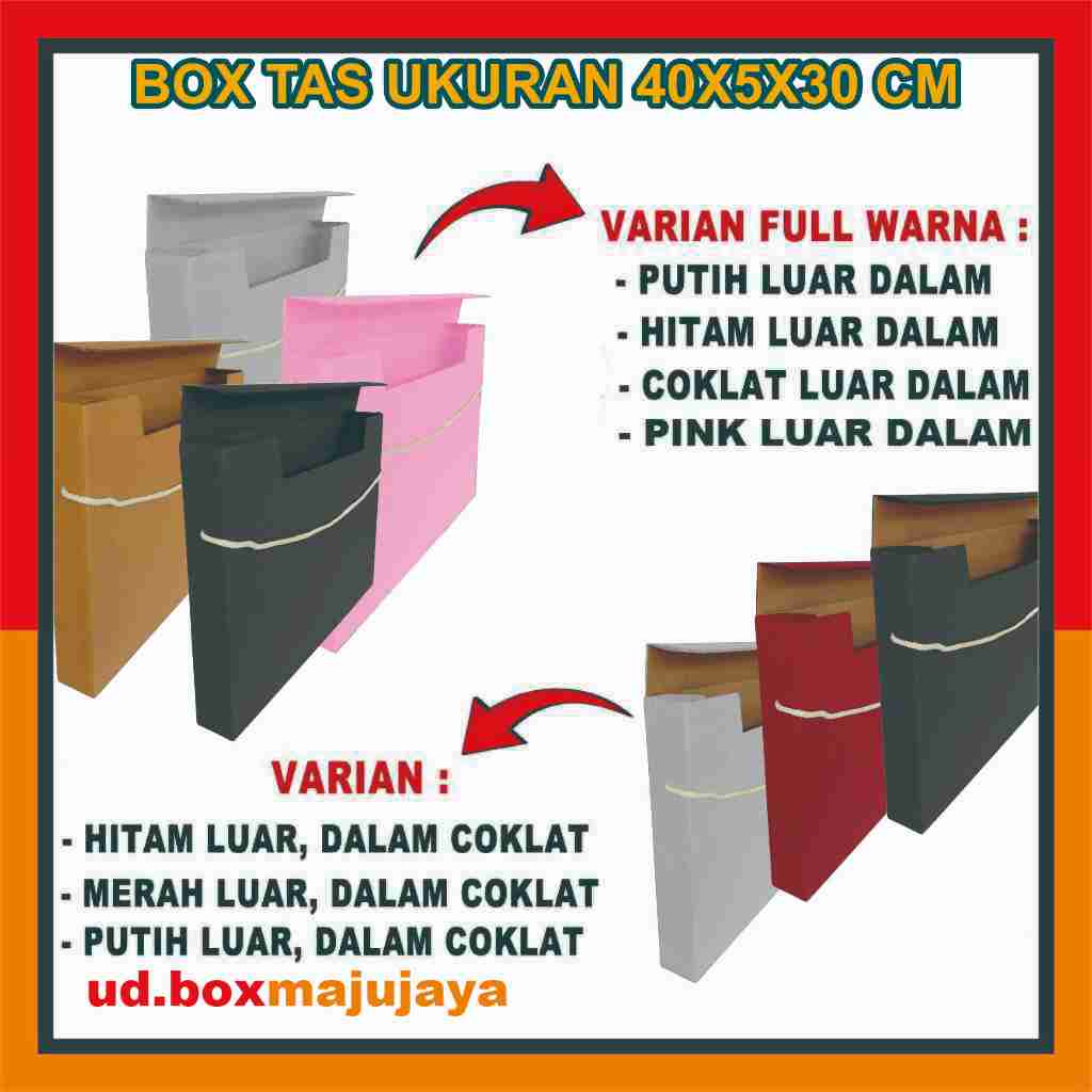 

Box 40x5x30 cm / Box Souvenir / Box Tas / Kardus Polos / Sliplock