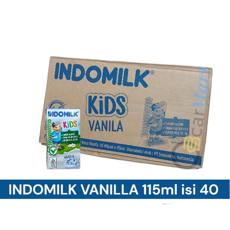

Susu Indomilk Kids 115ml Isi 40 Kotak, Sumber Kalsium Tinggi
