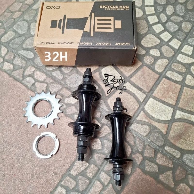 HUB NAP SET FIXI FIXIE OXO 32H 17T HITAM