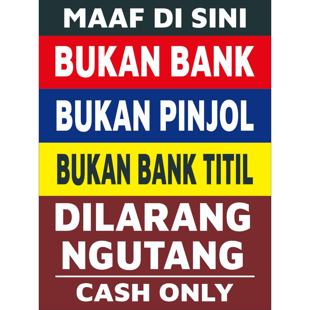 

STIKER VINYL BUKAN PINJOL