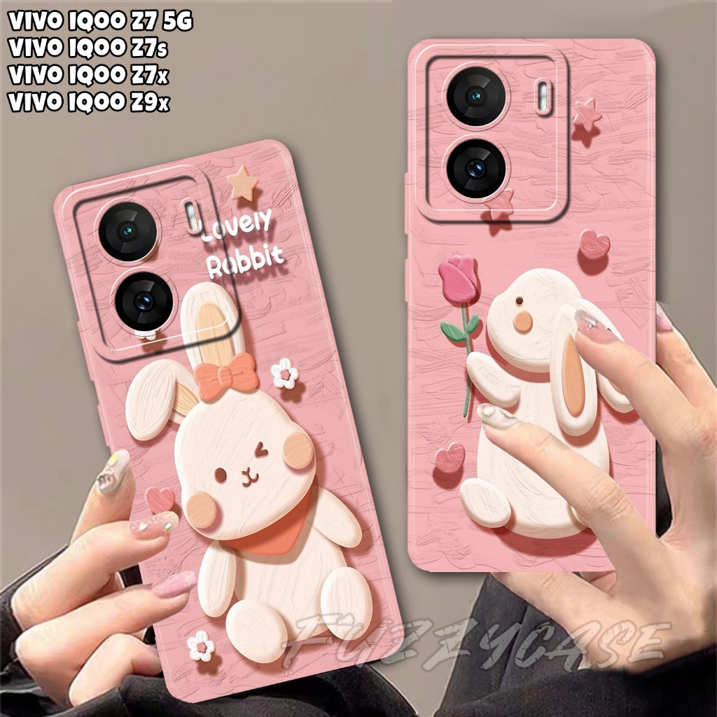 Case Hp Vivo IQOO Z7 5G / Z7x / Z7s / Z9x Softcase Pro Camera Terbaru KN01 - Casing Hp - Fuzzycase