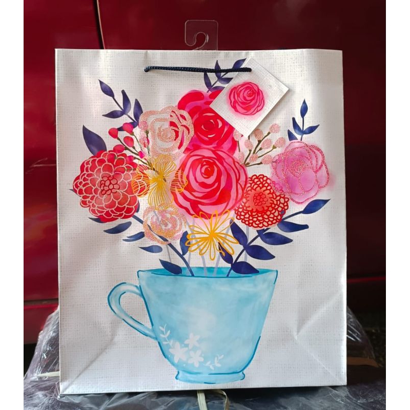 

Paperbag Glossy Motif Bunga