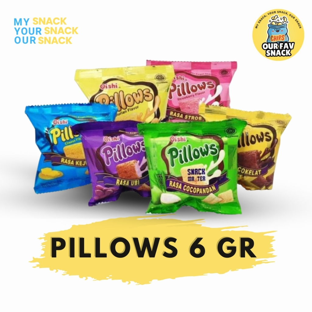 

Oishi Pillows 6 Gr Snack Bantal Harga 1 Pcs Aneka Rasa