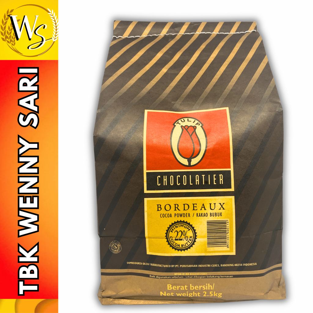 

Coklat Bubuk/Cocoa Powder Tulip Bordeux 2.5 kg