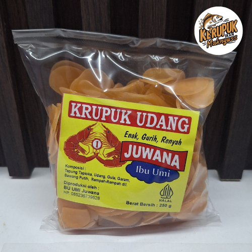 

Kerupuk Udang Gurih Mentah Asli Khas Juwana Pati 250gram