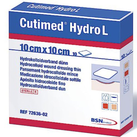 BSN | Cutimed Hydro L 10 x 10 cm | Pembalut Luka | Hydrocolloid Dressing