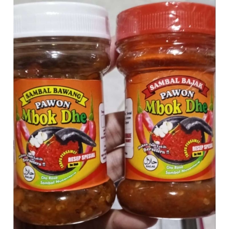 

sambel bajak... sambel bawang mbok dheee...150gr bersih yaa