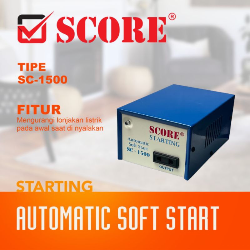 Automatic soft start auto start power starting score sc 1500 inverator anti jeglek