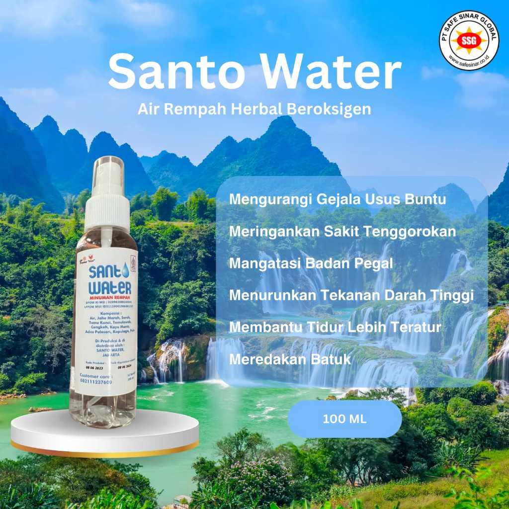 

Spray Herbal Rempah Santo Water 100 ml Original | Air Rempah - Rempah