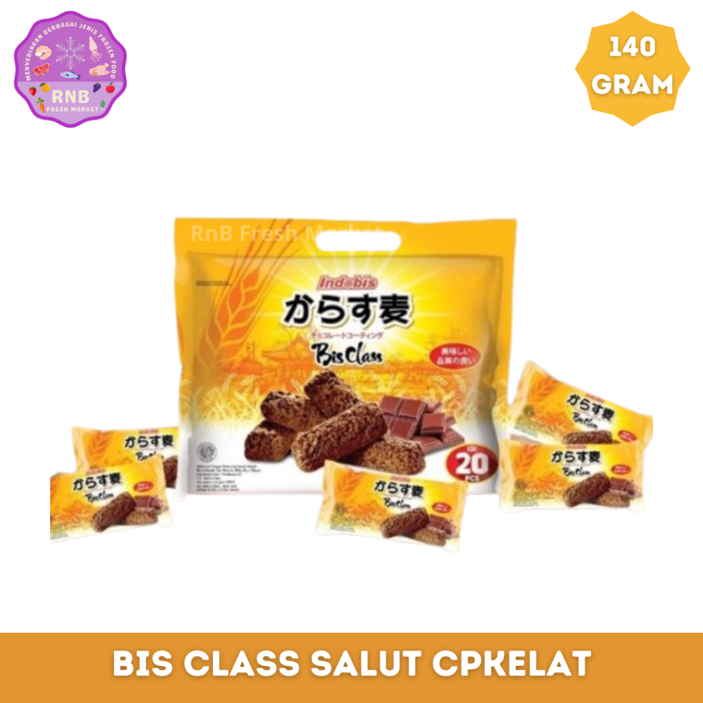 

Bis Class Cokelat Netto 140 Gram Isi 20 Pcs