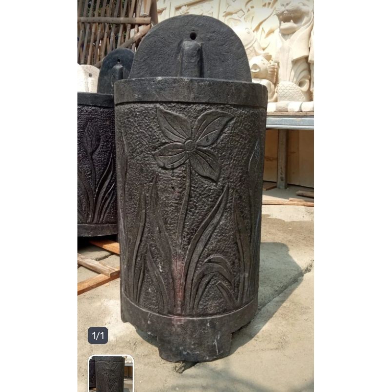 BATU ALAM WASTAFEL UKIR HITAM