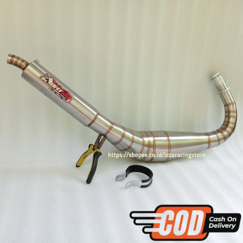 Knalpot Kolong Kobra RX KING RX Special ABRT20 suara super garing