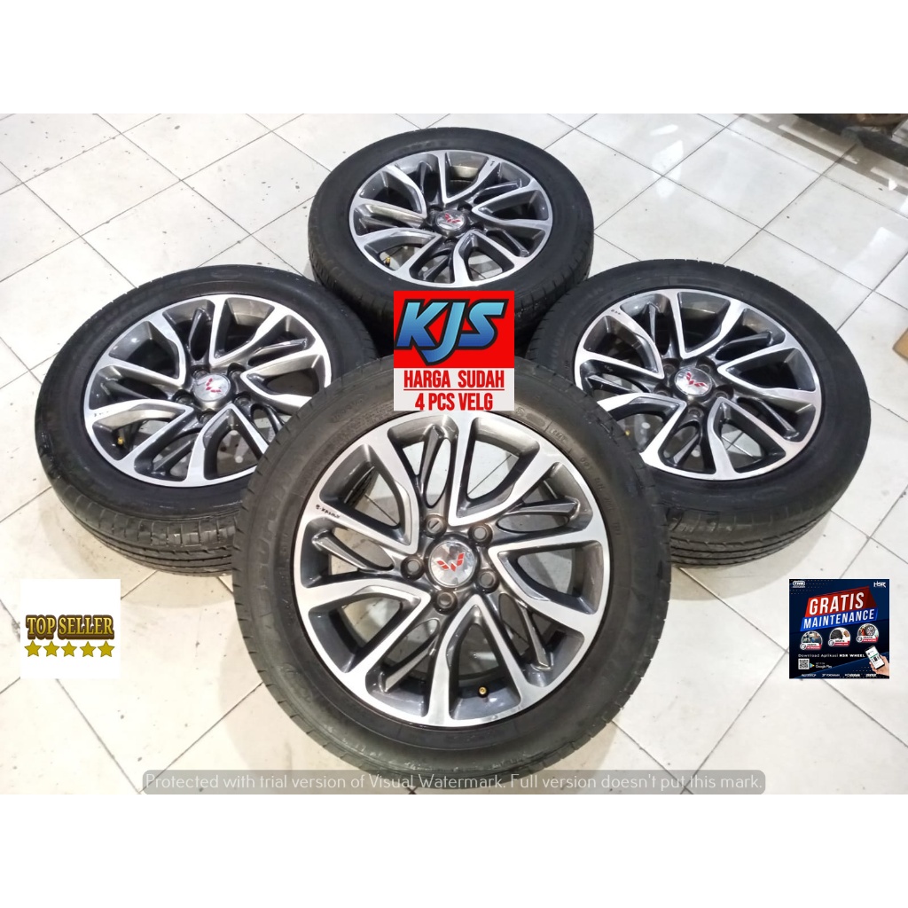 Velg Mobil Copotan Bekas R16 Original Wuling Cortez Pcd 5x114 Ban 205/55 Ring 16 Pelek Second