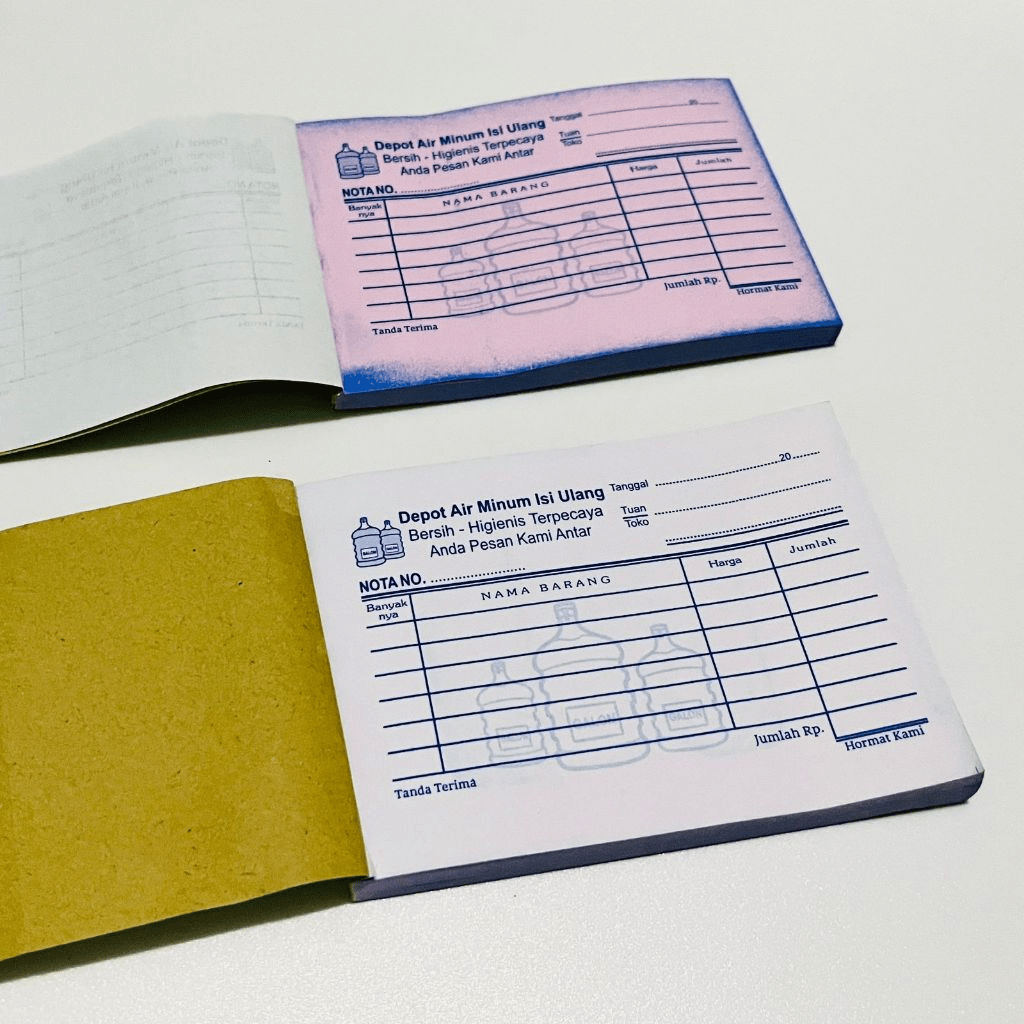

Buku Nota 2 Rangkap Depo Air Minum Isi Ulang Nota 2 Ply