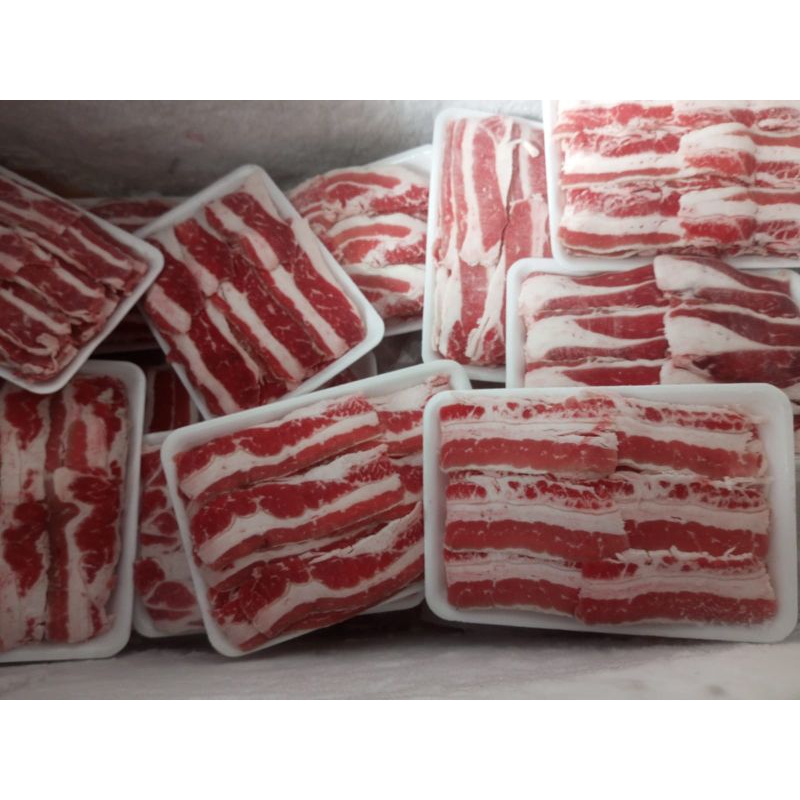 

beef shortplate USA SLICE kemasan 500gr
