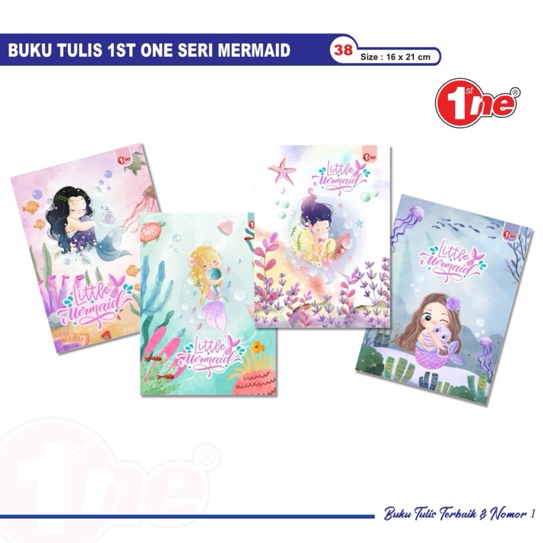 

1PAK1BUKU BUKU TULIS MURAH 38 LEMBAR 1ST ONE KODE L8A3