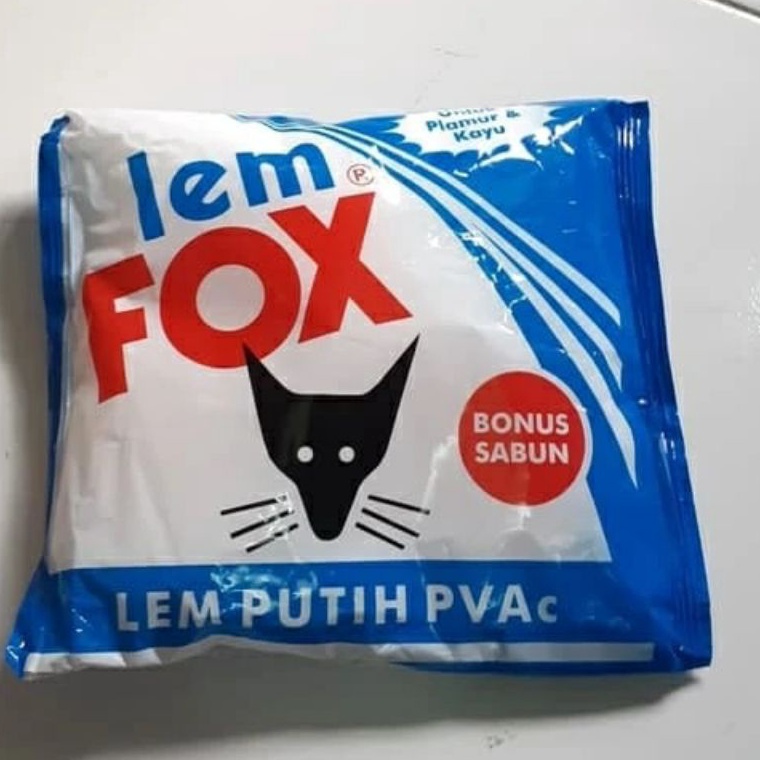 

KODE K62O Lem fox biru white glue lem putih fox 6gr 6gram