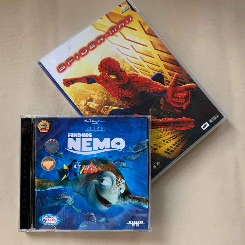 Spiderman & Finding Nemo movies - preloved