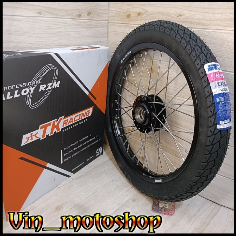 Velg Depan RX King TK Racing Ring 18 160 185 Tinggal Pasang