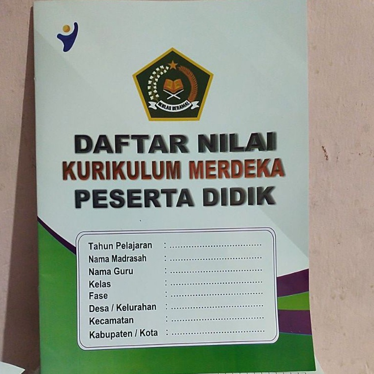 

KODE E5C 2 BUKU DATA NILAI MADRASAH MI MTs MA KURIKULUM MERDEKA VERSI WARNA 1 PAKET 2 BUKU