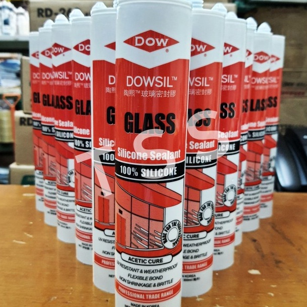 Spesial Dowsil Glass Acid Lem kaca Sealent Silikon Asam 3ml