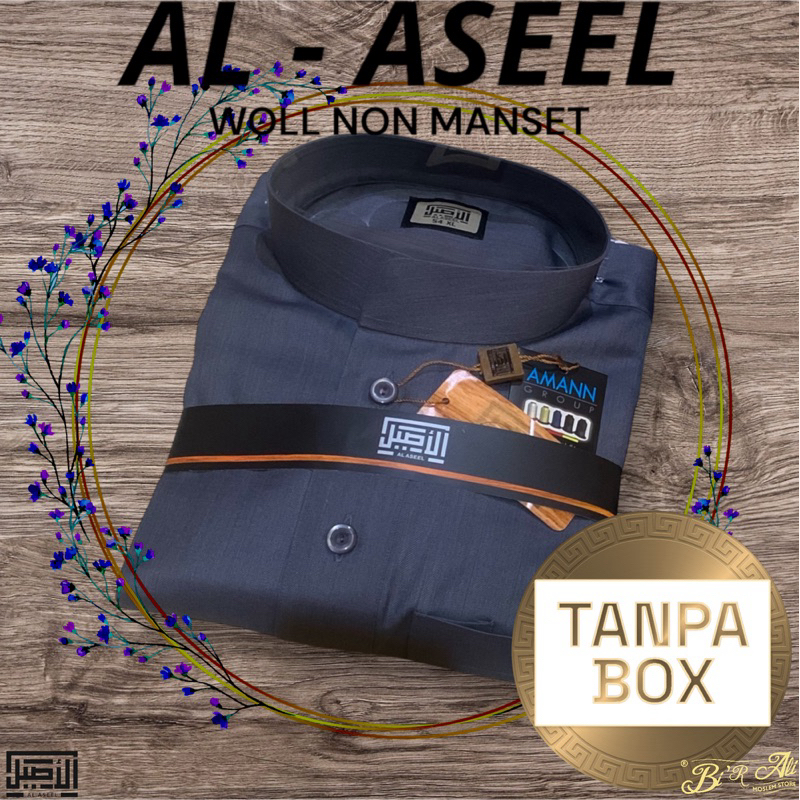 [TANPA BOX] Jubah Al Aseel Premium Woll Dewasa Non Manset Import Arab Saudi
