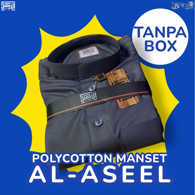[TANPA BOX] Jubah Al Aseel Premium Dewasa Manset Import Arab Saudi