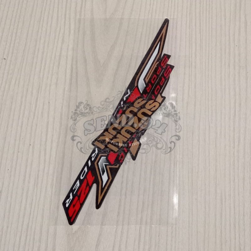 striping sticker Suzuki Spin NR 2007 hitam