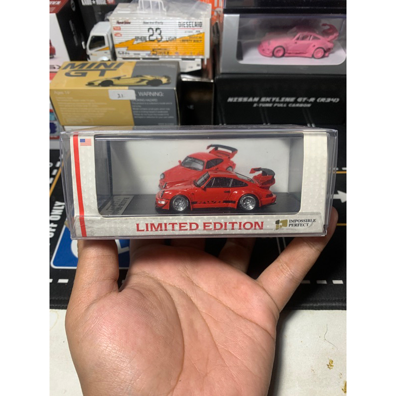 IMPOSIBLE PERFECT MCE PORSCHE RWB RESIN MERAH