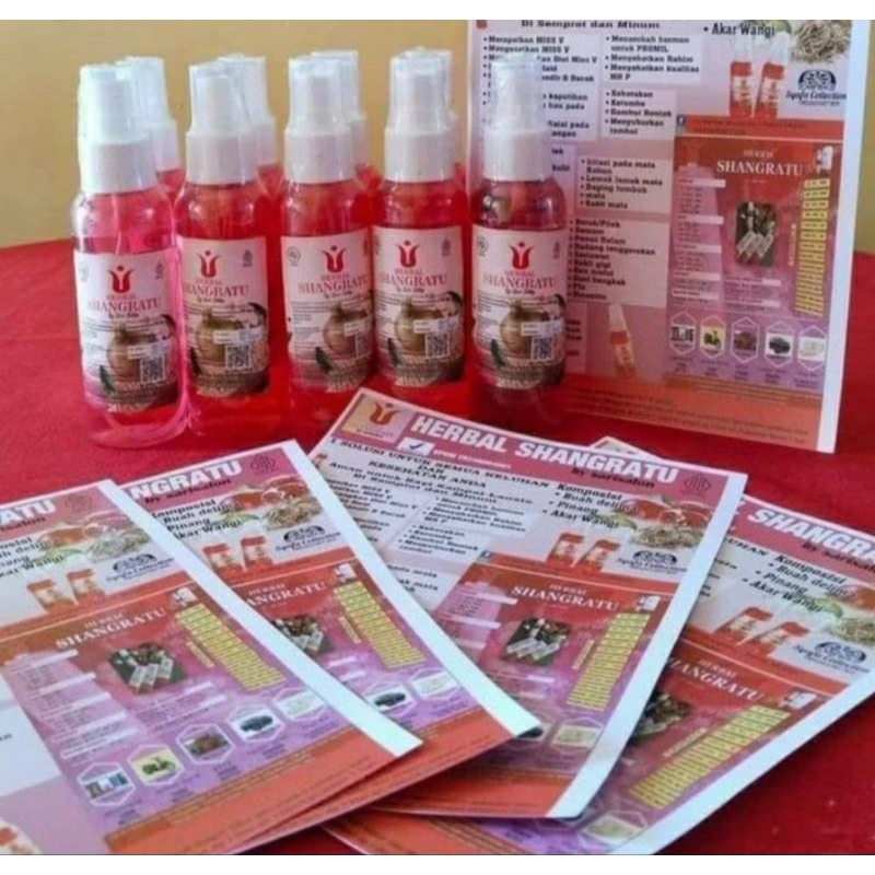 

[AGEN RESMI] Herbal Shangratu Peket 10 Botol / Herbal Shang ratu By Sari Salon Orivinal