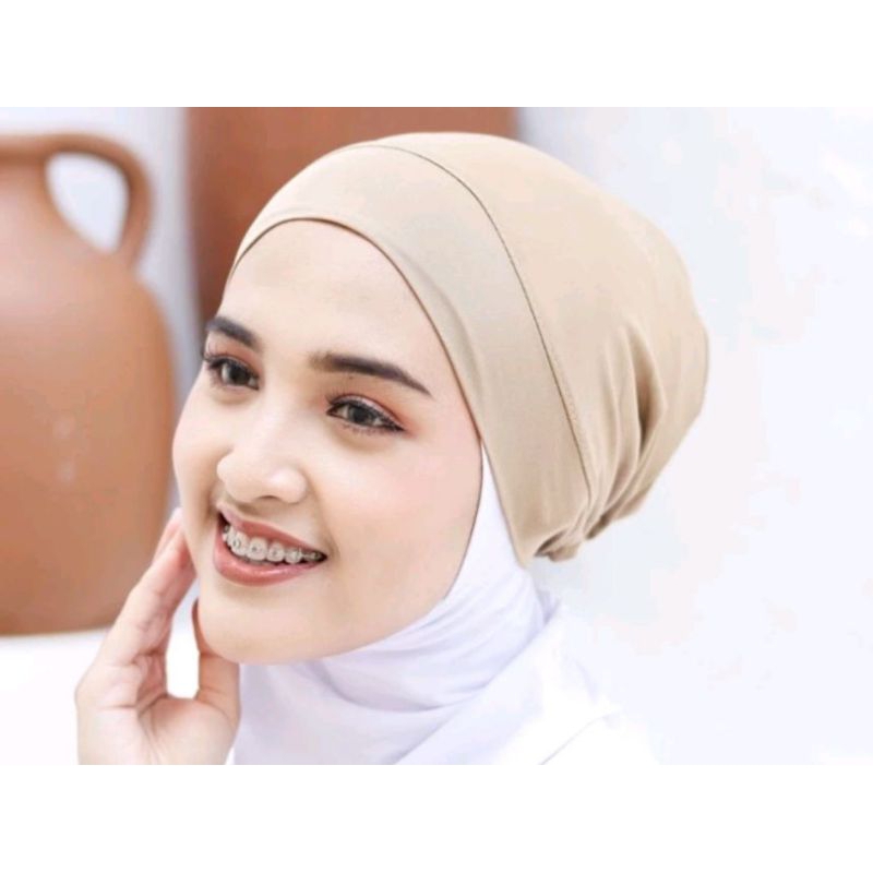 Ciput daleman kerudung wanita Ciput serbaguna Ciput tali penutup rambut kepala ciput tali anti ribet