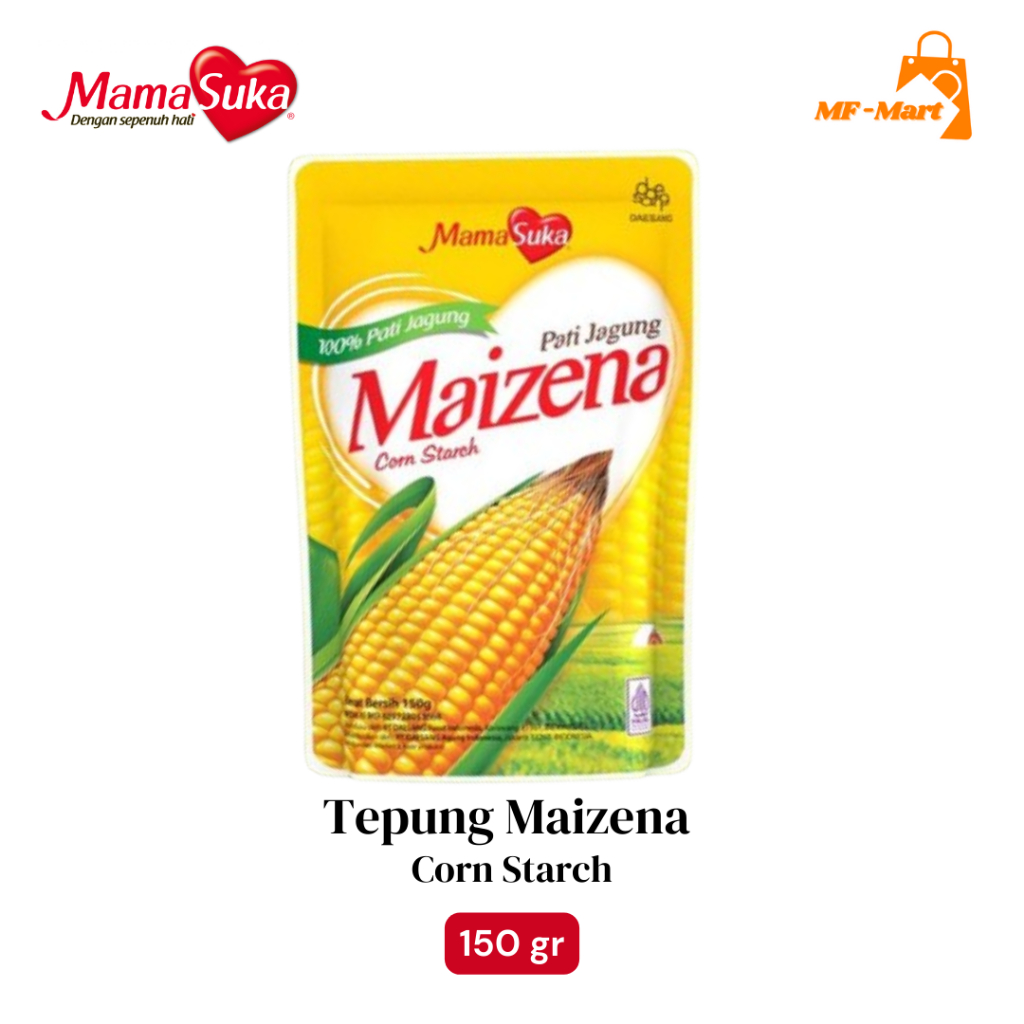 

Terlaris ! MAMASUKA - TEPUNG MAIZENA 150 gr | CORN STARCH 150 gr MAMASUKA | PATI JAGUNG MAMASUKA 150 gr