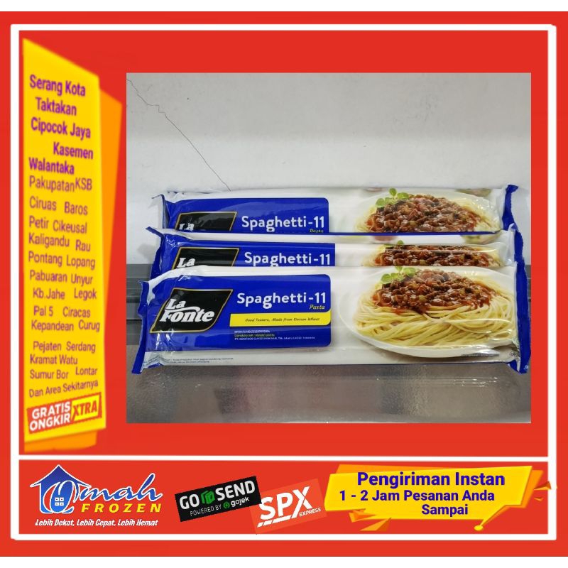 

La Fonte Spaghety 450g, Frozen Serang