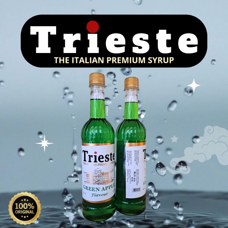 

Trieste Syrup Green Apple 650ml