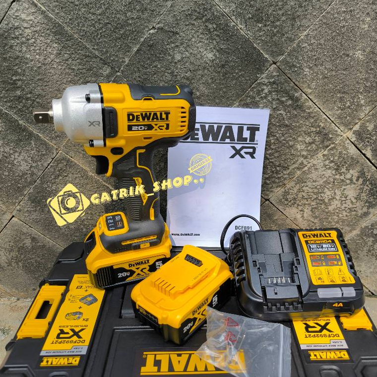 Dewalt DCF 892 20V Impact Wrench Impact Baterai Dewalt DCF892 XR 20V Cordless