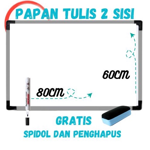 

KODE I1E Termurah Papan Tulis Belajar White Board Ukuran BERBEDA Free Spidol Dan Penghapus COD