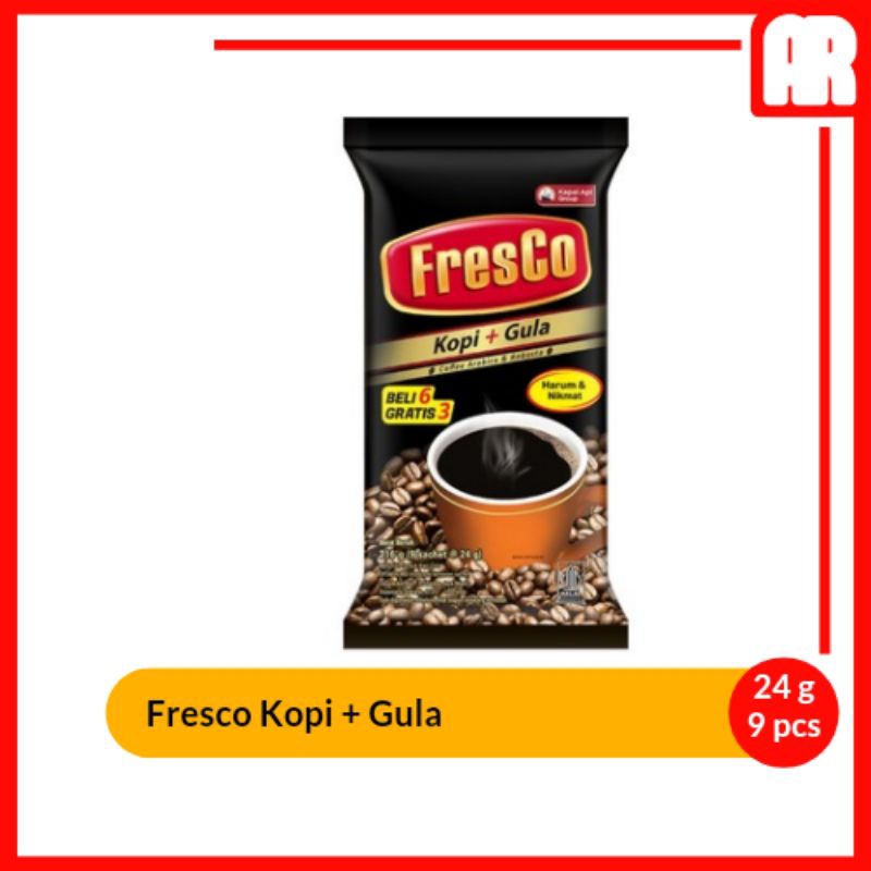 

Fresco Kopi Instan Kopi + Gula 9 x 24g | AR Ostore